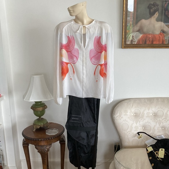 Longchamp Tops - Longchamp Silk Blouse